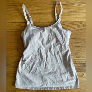 Auden Nursing Cami Nude Tank Top Undershirt size Small